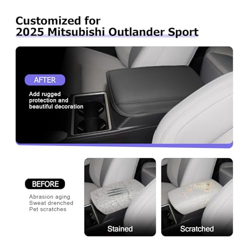 2025 2026 Outlander Sport Center Console Cover Compatible with 2021