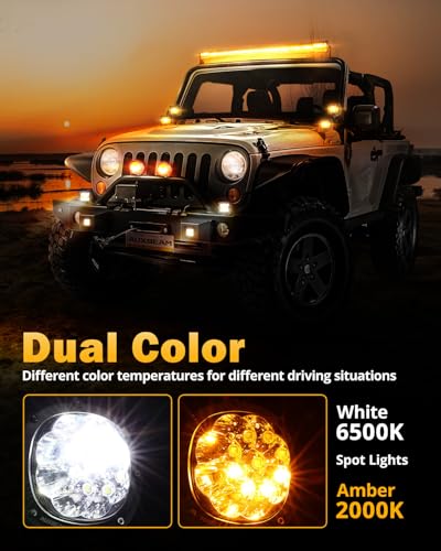 P4 Series Round LED Pods 4 (2 Count)