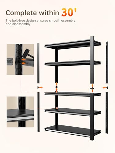 JHYKHG 48" W Storage Shelves
