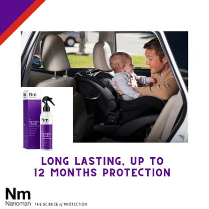 Protect Car Seats from Spills & Stains Fabric & Upholstery Protector Spray (8.5 Fl Oz)