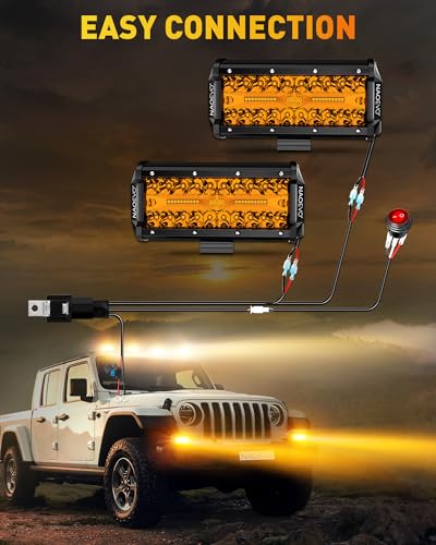7 Inch LED Light Bar (2 Count)