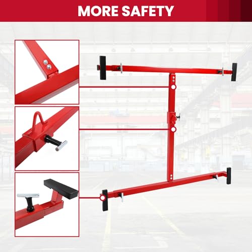 Truck Bed Lifter Box Lift for Lift Truck Beds Universal Adjustable Red Steel Powder Coated 800LB Capacity