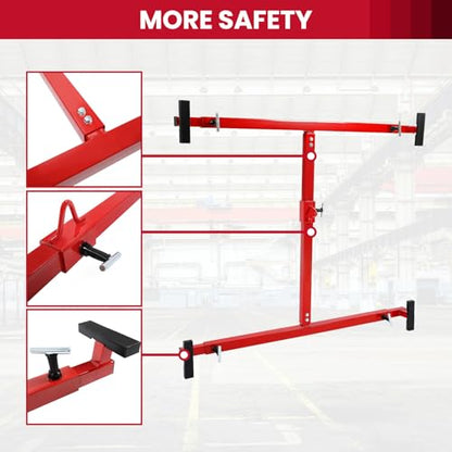 Truck Bed Lifter Box Lift for Lift Truck Beds Universal Adjustable Red Steel Powder Coated 800LB Capacity