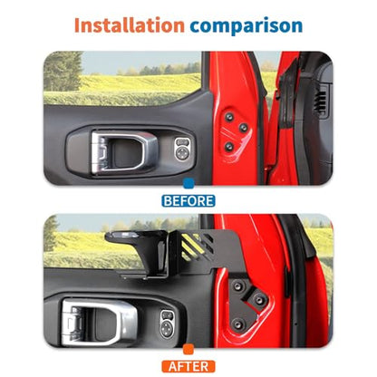2pcs Front Door Cup Holders for 2018 (2 Count)