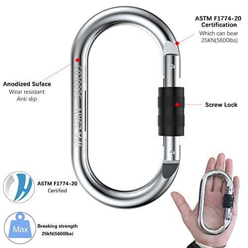 Carabiner Clips Large 4.3" (2 Count)