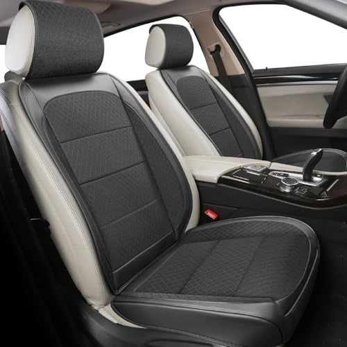 2 Pack Black Ventilated Cooling Mesh Car Seat Covers (2 Count)