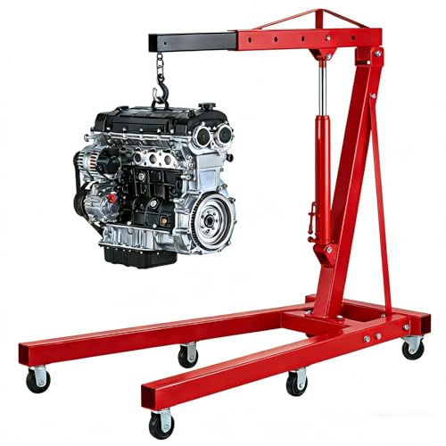 2.5 ton Engine Lift Cherry Picker with 8 ton Hydraulic Pump