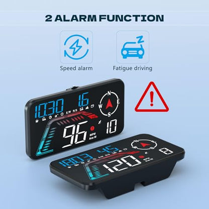 Hud Car Head Up Display G12 with HD LED Display for All Speedometer for All Speedometer Models