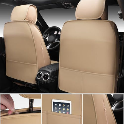 Nappa Leather Car Seat Covers Full Set