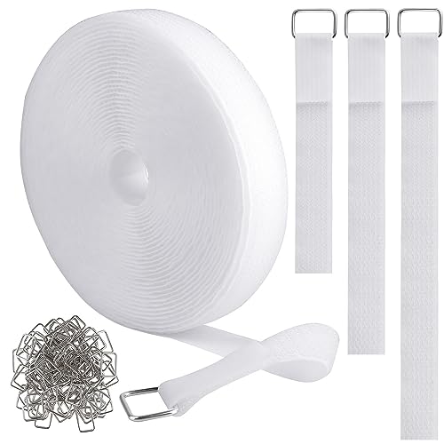 1"x16ft Hook and Loop Straps with 25 Metal Buckles