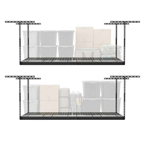 MonsterRax 2 Pack 4x8 Overhead Garage Storage Rack
