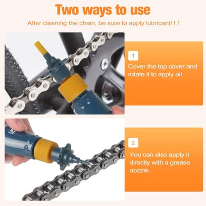 Bike Cleaning Kit Including Bicycle Chain Scrubber