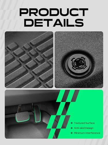 Automotive Floor Mats for Toyota Highlander 2008 (4 Count)