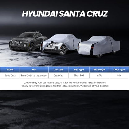 Multi Layer Hyundai Santa Cruz Truck Cover