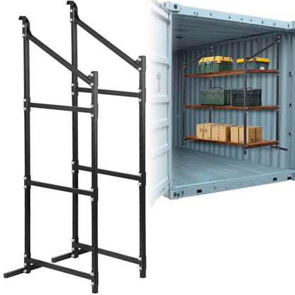 2 Pack Hanging Heavy duty Adjustable Shelf 56.5x22 Cargo Container Shelving units (2 Count)
