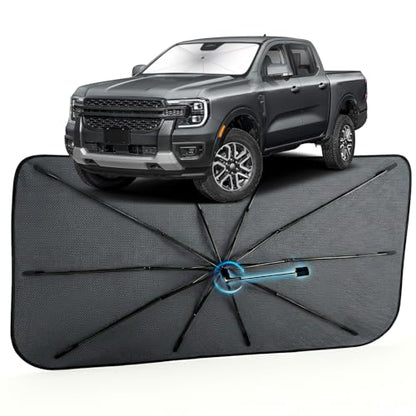 Car Windshield Sun Shade Umbrella for Ford Ranger 2019