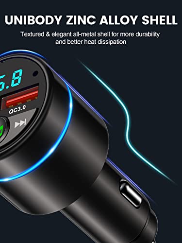 FM Transmitter for Car Bluetooth 5.3