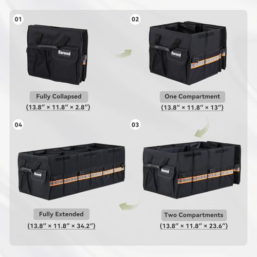 Car Trunk Organizer with Lid