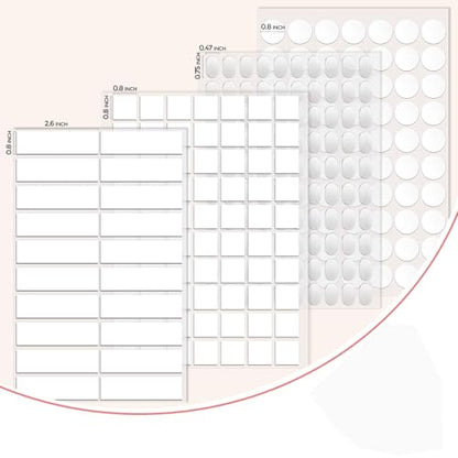 520pcs Double Sided Tape Wall Nano Sticky Dots Mounting Putty Two Sided Adhesive Strong Sticky Tack Multi (520 Count)