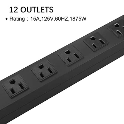 HHOSET Long Power Strip Surge Protector