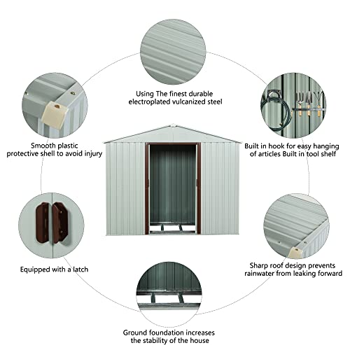 6x5 FT Outdoor Storage Shed