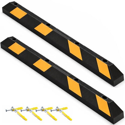 72 Inch Rubber Parking Stop (2 Count)
