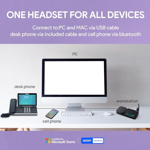 BH71 Workstation Pro Bluetooth Headset for Office Phone