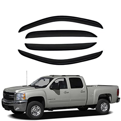 Rain Guards for Silverado Sierra Crew Cab Suburban Avalanche 07