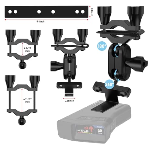 Car Rearview Mirror Radar Detector Mount