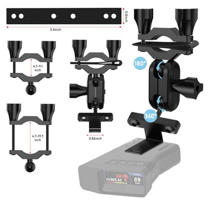 Car Rearview Mirror Radar Detector Mount