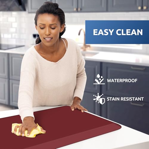 0.8" Thick Kitchen Mat Cushioned Anti Fatigue Rug Comfort Floor Mats