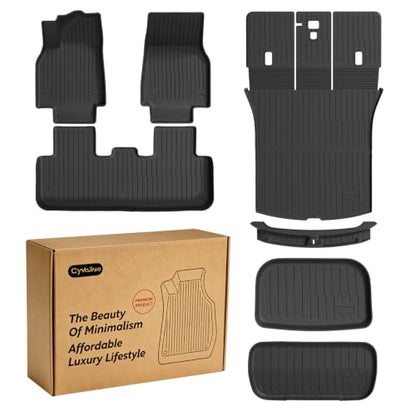 Floor Mats Cargo Liners for 2025 2026 Tesla Model Y Juniper Accessories10PC