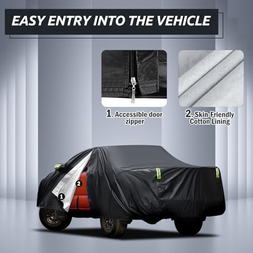 Multi Layer Car Cover Custom Fit for Toyota Tacoma 2005