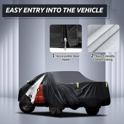 Multi Layer Car Cover Custom Fit for Toyota Tacoma 2005
