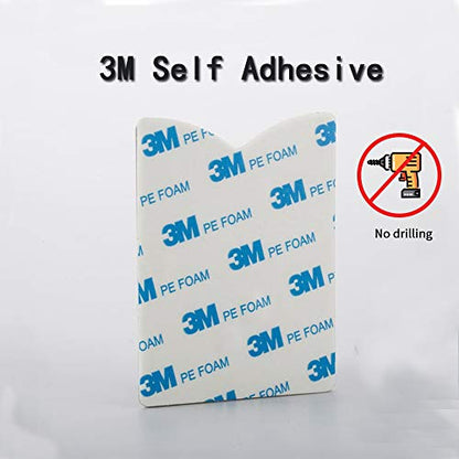Stainless Steel Mop Broom Holder Organizer (2 Count)