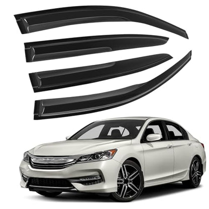 Window Visors Rain Guards Fits for Honda Accord 2013 (4 Count)