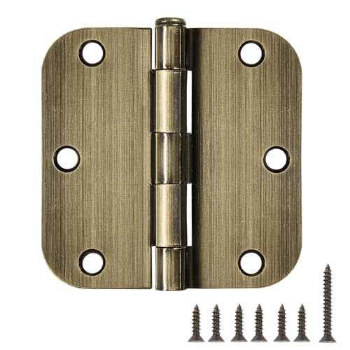Rounded Door Hinges 3.5" X 3 1