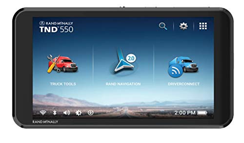 TND 550 5 inch GPS Truck Navigator with Industry's Best Custom Trucking Routes