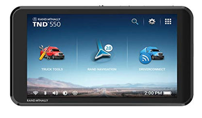 TND 550 5 inch GPS Truck Navigator with Industry's Best Custom Trucking Routes