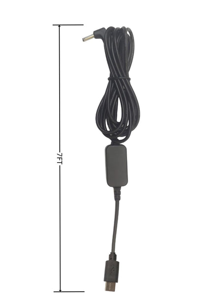 Radar Detector Power Cord Compatible with Cobra RAD 480i 350 380 450 Uniden DFR1 DFR3 DFR5 Whistler etc Radar Detector Dc3.5 to Type C（Type C 7FT