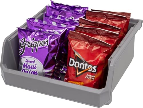 Extra Large Stackable Plastic Storage Bins (4 Count)