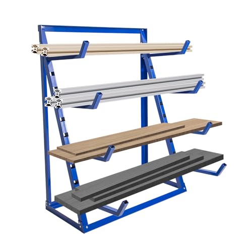 4 Tier Steel Horizontal Storage Rack