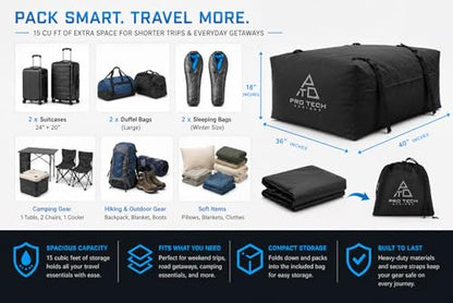 Journeyer 15 Waterproof Rooftop Cargo Carrier Bag