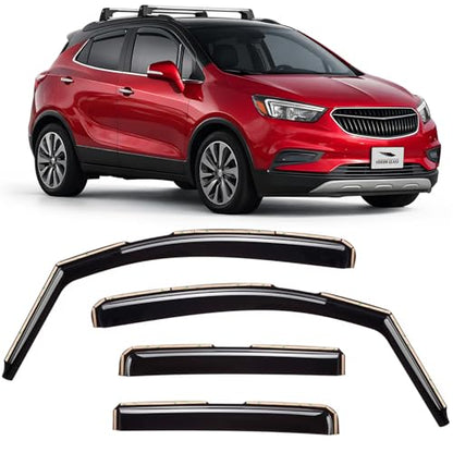 in Channel Extra Durable Rain Guards for Buick Encore 2013 (4 Count)