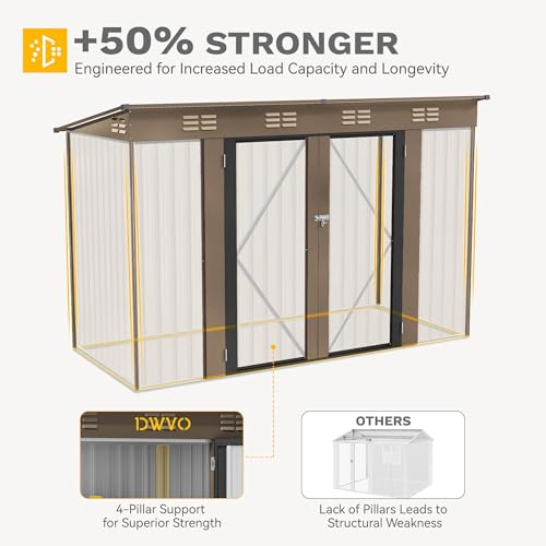 9 x 4' Outdoor Storage Shed