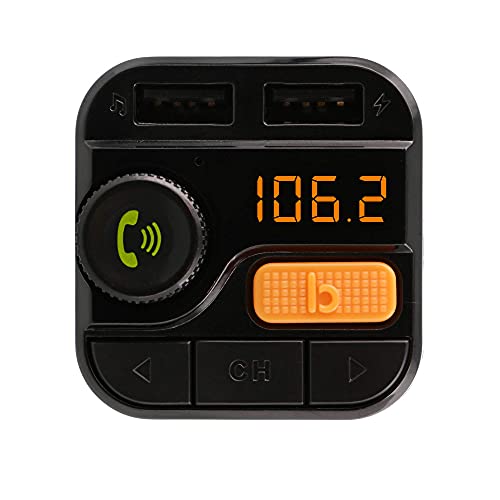 Digital Lifestyle Accessories Armor All Wireless Bluetooth FM Transmitter with Dual Port USB Charging
