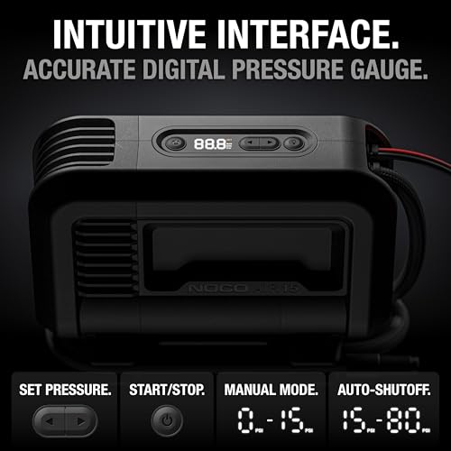 AIR15 44 LPM 12V Portable Tire Inflator & Air Compressor