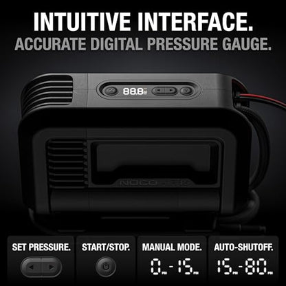 AIR15 44 LPM 12V Portable Tire Inflator & Air Compressor