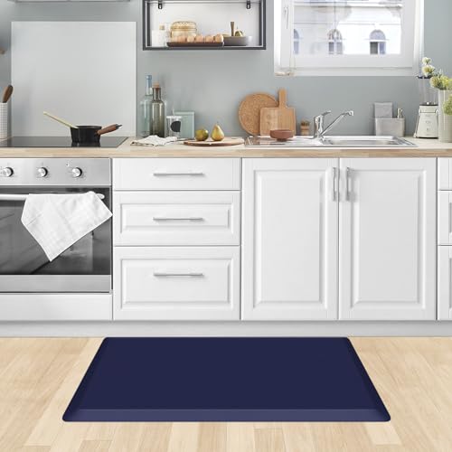 0.8" Thick Kitchen Mat Cushioned Anti Fatigue Rug Comfort Floor Mats