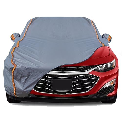 6 Layers PEVA Premium Full Car Cover Fit for Sedan hatchback Pickup SUVs MPV Rain and snow protection